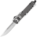 CobraTec Small Arctic White Graphite Black CTK-1 Drop 06CT083 - KNIFESTOCK
