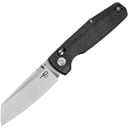 Bestech SLASHER D2 Stone wash Micarta Black Bar Lock BG56A-1 - KNIFESTOCK