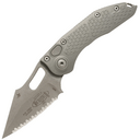 Microtech STITCH S/E APOCALYPTIC FULL SERRATE NATURAL CLEAR 169-12APNC - KNIFESTOCK
