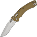 Microtech AMPHIBIAN RAM-LOK STW PART SERR FLUTED OLIVE DRAB G10 137RL-11FLGTOD - KNIFESTOCK