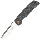 Fox Knives ORIGINAL GANGSTER, folding knife, Elmax Satin blade, Marble Carbon handle - KNIFESTOCK