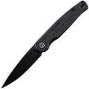 Petrified Fish PFE07 Morse Black Stonewashed 154CM Black Micarta PFE07DMDW - KNIFESTOCK