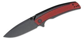 Civivi Teraxe Black, Burgundy G10/Black Stonewashed Nitro-V C20036-1 - KNIFESTOCK