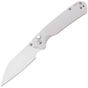 CJRB Pyrite-Light Gray, Stonewashed S90V, Light Gray FRN J1945G-GY  - KNIFESTOCK