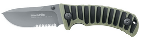 Black Fox dentelé, vert FX BF-130GR - KNIFESTOCK