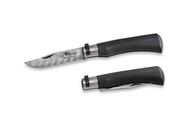 OLD BEAR® - DS93X DAMASCUS STEEL, BLACK LAMINATED HANDLE M 9305/19_MNK - KNIFESTOCK