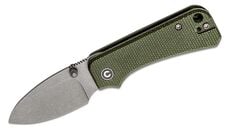 CIVIVI Baby Banter Green Micarta/Gray Stonewashed Nitro-V C19068SB-1 - KNIFESTOCK