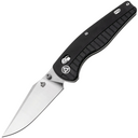 QPS Reptile 14C28N, Stonewash-Satin, Griff: Schwarzes G10 QS165-C1 - KNIFESTOCK