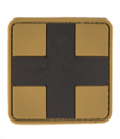 Mil-Tec PATCH 3D FIRST AID PVC M.KLETT coyot LG 16830605 - KNIFESTOCK
