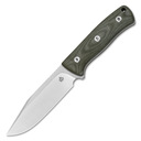 QSP Knife Bison V2, Satin D2 Blade, Green Micarta Handle QS134-C - KNIFESTOCK