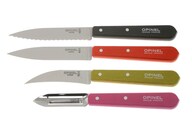 Opinel sada kuchynských nožov so škrabkou 4 ks  - KNIFESTOCK