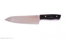 Brisa Chef 185-Black micarta 12C27 Flat BRS-23103 - KNIFESTOCK