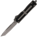 Microtech SCARAB II GEN III T/E APOCALYPTIC FULL SERRATE NATURAL CLEAR 1279-12AP - KNIFESTOCK