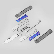 Kizer Little Grand M390 Titanium Damascus - KNIFESTOCK