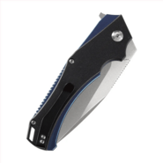 Kansept Hellx Black G10 + Anodized  Blue Stainless Steel - KNIFESTOCK