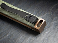 BOKER PLUS Kaizen Green Canvas Micarta 01BO391 - KNIFESTOCK