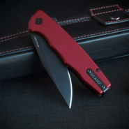 Ocaso Strategy Red Aluminum + Black PVD 29RDB - KNIFESTOCK