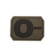 Mil-Tec NÁŠIVKA 3D KREV 0 NEGATIV olivová 16831801 - KNIFESTOCK