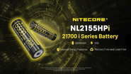 Nitecore Battery NL2155HPi - KNIFESTOCK