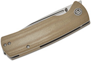Petrified Fish PFP01 Beluga Stonewash K110 Khaki Micarta PFP01KAMWW - KNIFESTOCK