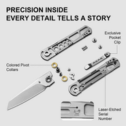 Kizer Feist 2 X Series M390 Titanium - KNIFESTOCK