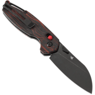 Tenable Knives Model 6 Blackwash 14C28N, Piros &amp; Fekete G-mascus T1022V7 - KNIFESTOCK