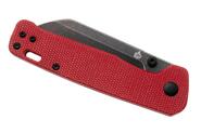 QPS Penguin V2 D2, Black Stonewash, Griff: Rotes Micarta QS130V2-D2 - KNIFESTOCK
