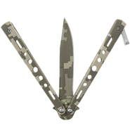 JKR BUTTERFLY KNIFE BLADE 10cm Desert Camo JKR721 - KNIFESTOCK