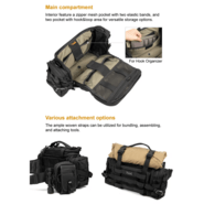 Magforce Sorcerer Waistpack Black #0426B - KNIFESTOCK