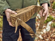 DEFCON 5 Tactical waist bag in black color - KNIFESTOCK