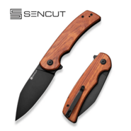 Sencut Omniform Guibourtia Wood Handle Black 9Cr18MoV BladeLiner Lock S23064-3 - KNIFESTOCK