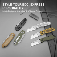 Kizer Drop Bear Utility Azo SK5 &amp; 5Cr15 Micarta V3619JA7 - KNIFESTOCK