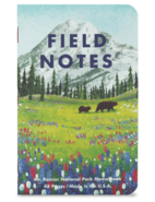 Field Notes National Parks B: Grand Canyon, Joshua Tree, Mount Rainier (Graph paper) FNC-43b - KNIFESTOCK