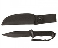 Mil-Tec Taktikai Kés M.Gumimarkolat Fekete 15358002 - KNIFESTOCK