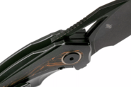 Bestech NUKE M390, Black Stonewash, Titanium+Black orange G10, Black BT2107E - KNIFESTOCK