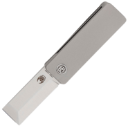 Petrified Fish PFE09 Cash Satin 14C28N Gray Titanium PFE09GAS - KNIFESTOCK