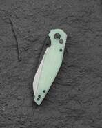 Bestech Snakebird 14C28N, G10, Blokada przyciskiem - Jade BG58D - KNIFESTOCK