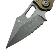 Microtech STITCH AUTO S/E APOCALYPTIC PART SERRATE OD GREEN 169-11APOD - KNIFESTOCK