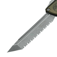 Microtech COMBAT TROODON GEN III T/E APOCALYPTIC FULL SERRATE OD GREEN 1144-12AP - KNIFESTOCK