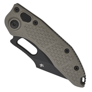 Microtech STITCH BLACK FULL SERRATE NATURAL CLEAR 169-3NC - KNIFESTOCK