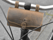 Leder Fahrradtasche M &quot;Vintage&quot; 1578-25 - KNIFESTOCK