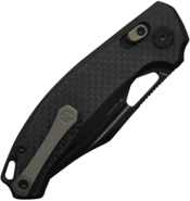 Kunwu DJANGO ELMAX DLC Carbon Fiber Black X707F - KNIFESTOCK