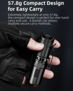 KLARUS Tactical Flashlight XT1C PRO - KNIFESTOCK