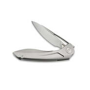 KUBEY Velocé Couteau Flipper à Verrouillage Frame, Lame CPM-S30V, Manche Ti Noir KB171D - KNIFESTOCK