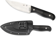 Spyderco Serrata G-10 Musta FB32GP - KNIFESTOCK