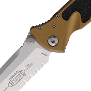 Microtech SOCOM ELITE T/E-M STONEWASH P/S TAN 161-11TA - KNIFESTOCK