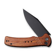 CIVIVI COGENT GUIBOUTIA WOODIA WOOD HANDLE Black Stonewashed 14C28N Blade C20038D-8 - KNIFESTOCK