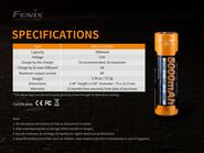 Fenix 21700 5000 mAh Li-Ion lanterna - KNIFESTOCK