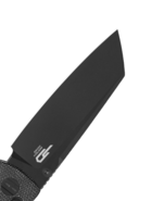 Bestech SLASHER D2 Black Stonewash  Micarta Black Bar Lock BG56A-2 - KNIFESTOCK