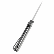 Tenable Fermi Grey TiCn Coated 14C28N Liner Lock T1122A5 - KNIFESTOCK